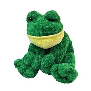 Dan Dee Collector's Choice Frog Plush Large Green Yellow Floppy